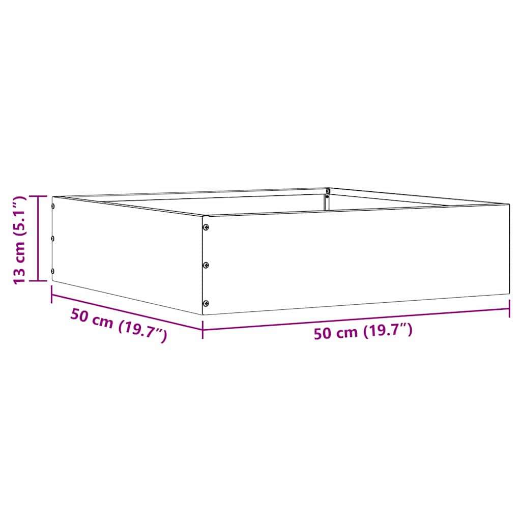 VidaXL Ograda oko Travnjaka 6 pcs Maslinasto zelena 50 x 50 x 13 cm Slike