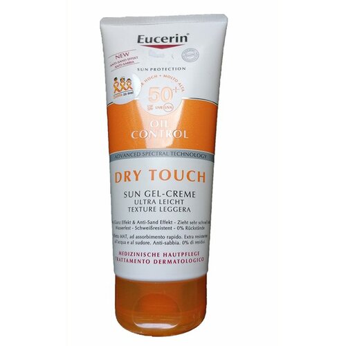 Eucerin gel krem sun dry touch SPF50+ 200ml Slike