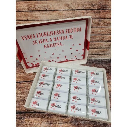  Darilo s čokoladicami LJUBEZEN ČOKDAR 01-04 Cene