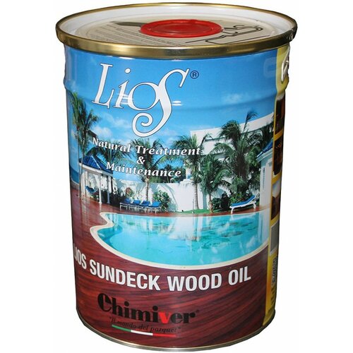Chimiver lios sundeck wood oil-ulje za drvene podove, terase i decking 5L Slike