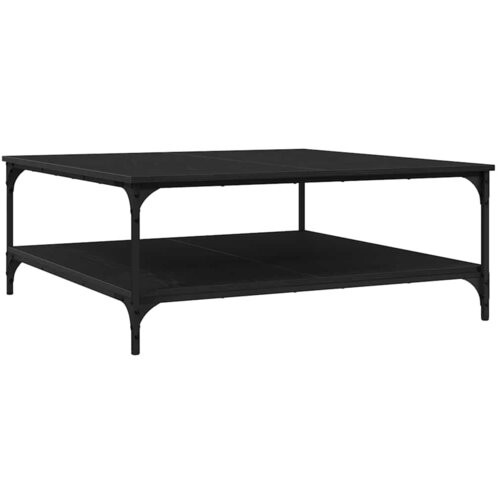 VidaXL Klubska miza Črni hrast 100 x 100 x 40 cm Konstruiran les, (5000068852) Slike