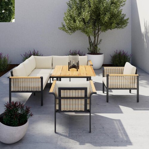 Bessagi Garden Jedilna Lounge Garnitura Cassandra, 5-Delni Set Cene