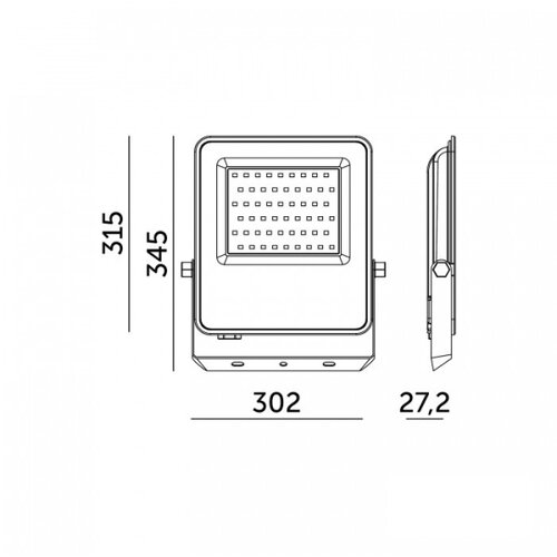  LED reflektor ULSAN LED/200W/230V 4000K IP65 Slike