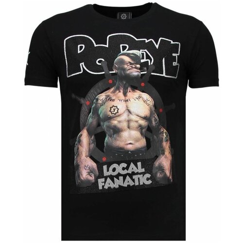 Local Fanatic Majice s kratkimi rokavi 43871249 Črna Slike