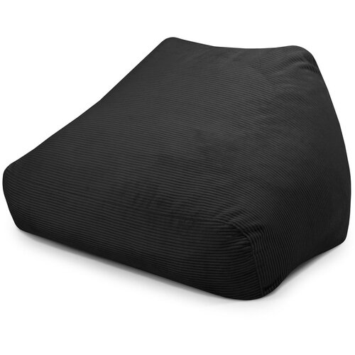 SLOWDOWN Crna vreća za sjedenje od samta Sofa Snug – Cene