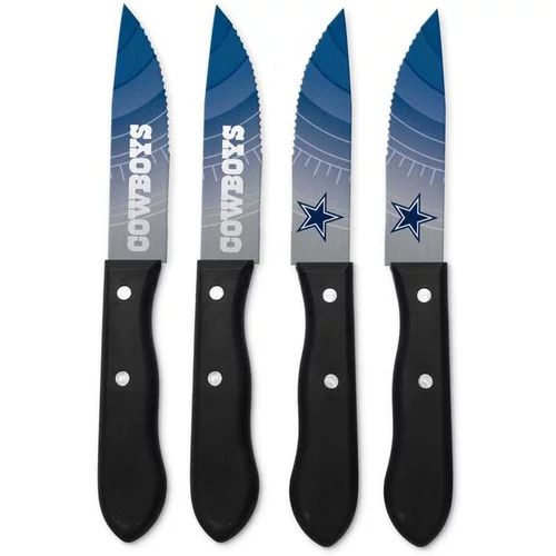 The Sports Vault Dallas Cowboys Steak Knives Set 4x nož za odreske