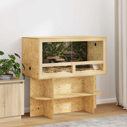 vidaXL Terarij Rjava 100 x 50 x 100 cm OSB Cene
