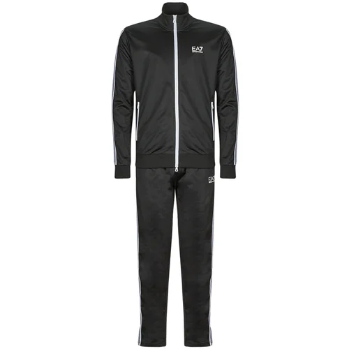 Ea7 Emporio Armani Trenirka komplet 7 LINES TRACKSUIT Črna