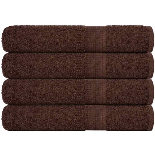 vidaXL Brisače za savno 4 kos rjava 80x200 cm 360 g/m² 100% bombaž Cene