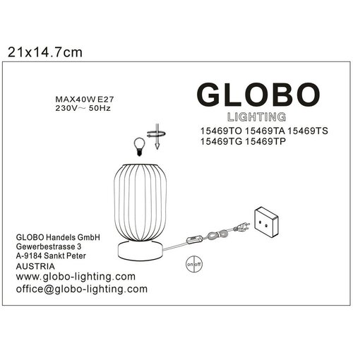 Globo namizna svetilka Slike