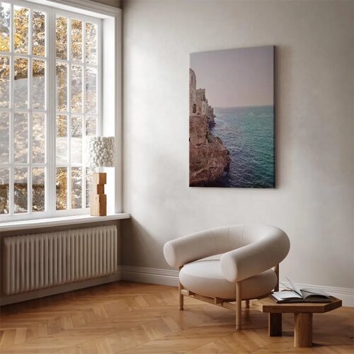  Slika - Turquoise Coast (1 Part) Vertical 20x30 Na talijanskom platnu Slike