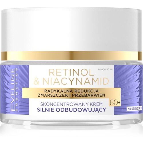 Eveline Cosmetics Retinol &amp;amp; Niacynamid obnavljajuća dnevna krema 60+ SPF 20 50 ml Slike
