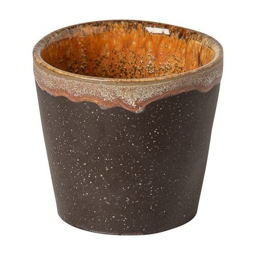 Casafina Tamno smeđa šalica za espresso od kamenine 70 ml Poterie – Cene