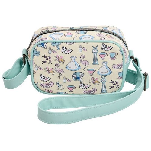 Loungefly Torbica za rame Disney Alice in Wonderland - pastelni uzorak Slike
