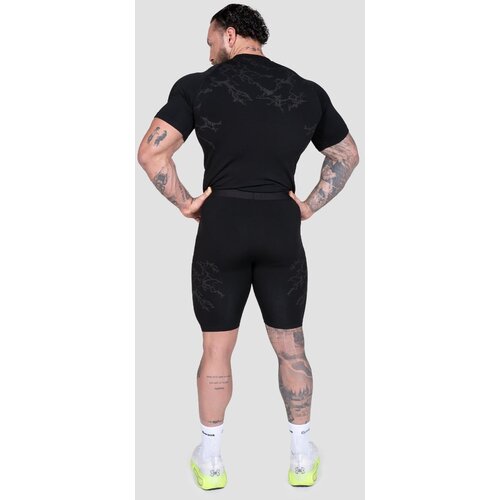 GymBeam Kompresijske kratke hlače Static Black L Slike