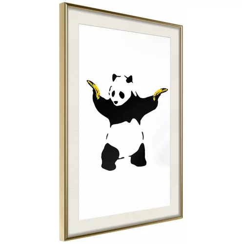 Poster - Banksy: Panda With Guns 20x30