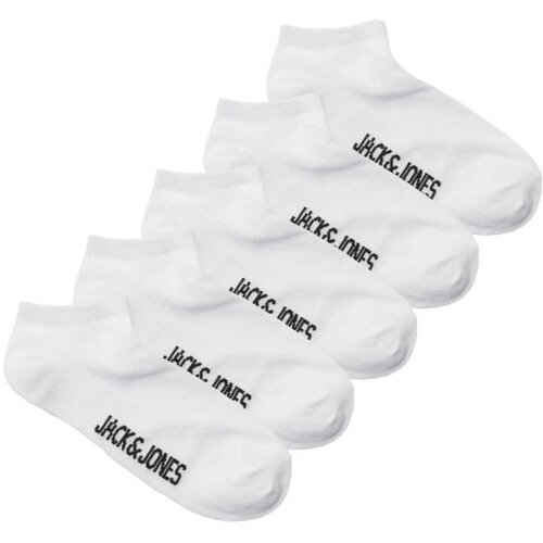Jack & Jones junior kratke carape za decake jnr set 5kom/ bele Cene