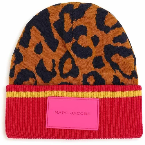 Marc Jacobs Dječja kapa s dodatkom vune boja: ružičasta, od debelog pletiva