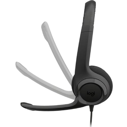 Logitech H390 Stereo USB-C slu&amp;scaron;alice sa mikrofonom crne Slike