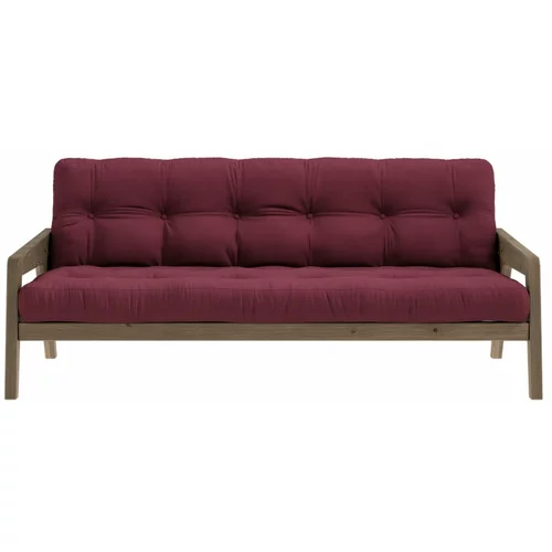 Karup Design Crveni kauč na razvlačenje 204 cm Grab -