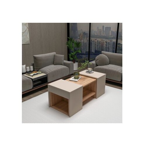 Hanah home Set klub stolovi Sartos, bež Cene