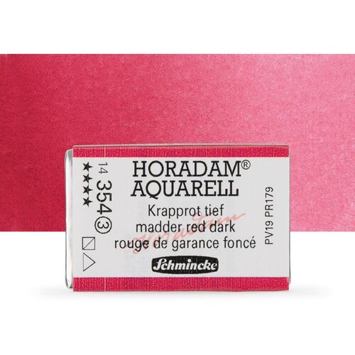  Akvarel boje Schmincke Horadam cijela posudica | 354 Madder Red Dark Cene