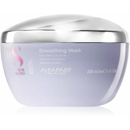ALFAPARF MILANO Semi di Lino Smooth maska za glajenje las za neobvladljive lase 200 ml