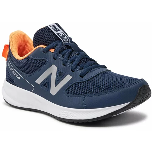 New Balance Sportske cipele '570' mornarsko plava / siva / neonsko narančasta