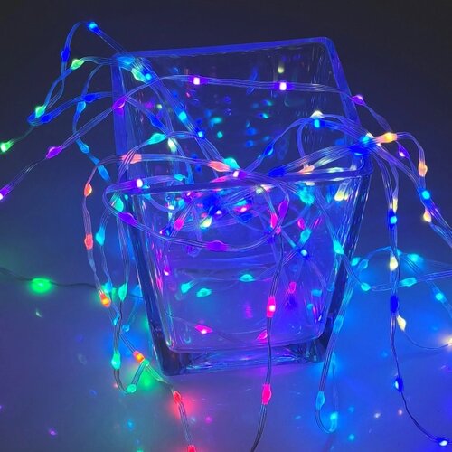  LED RGB lanac LED/10W/5V 10 m USB + daljinski upravljač Slike