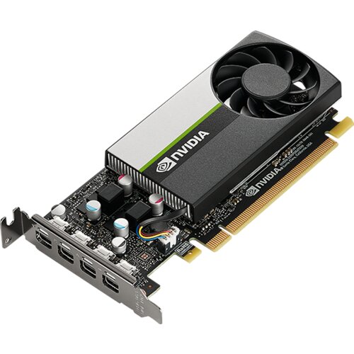 Pny NVIDIA T1000 4GB LowProfile OEM Version, PCI-Express 3.0 x16, LP, 4 GB GDDR6 128-bit, 4x Mini DP... Slike