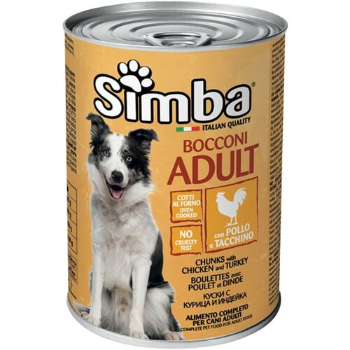 Simba konzerva sa piletinom i ćuretinom za pse adult 1230g Cene