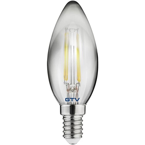 Gtv LED sijalica E14 4.0W c35 filamet decorativ 2700k 400lm Slike