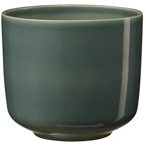 Soendgen Keramik Okrugla tegla za biljke (Vanjska dimenzija (ø x V): 16 x 14 cm, Sivo-zelena, Keramika)