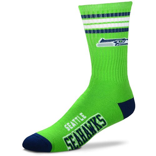 For Bare Feet Seattle Seahawks Graphic 4-Stripe Deuce čarape Slike