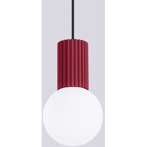 Sollux SL.1749 - visilica na sajli halo 1xG9/8W/230V prečnik 12 cm crvena Slike