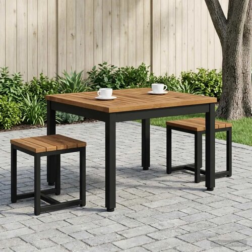 Stolić za kavu Prirodna i crna 50 x 60 5 x 36 cm - 50 x 60 5 x 36 cm Prirodna i crna Slike