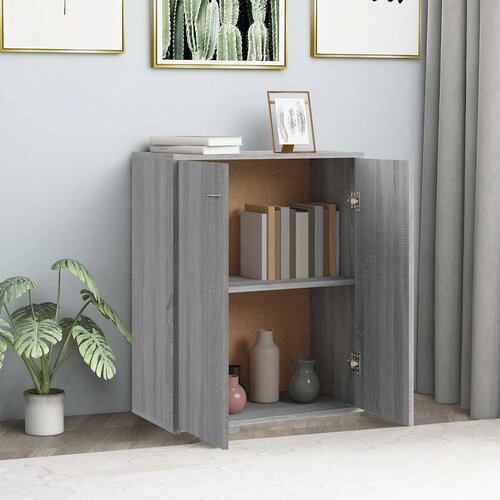  Komoda boja hrasta sonome 60 x 30 x 75 cm od konstruiranog drva Smeđa Slike