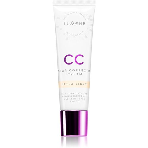 Lumene Color Correcting CC krema za ujednačavanje tena SPF 20 nijansa Ultra Light 30 ml Cijene