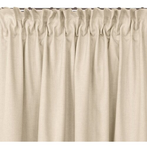  Curtain CARMENA color creamy style classic dragon tape transparent 7.5 cm with fringe 3 cm braid 150x270 HOMEDE Cijene