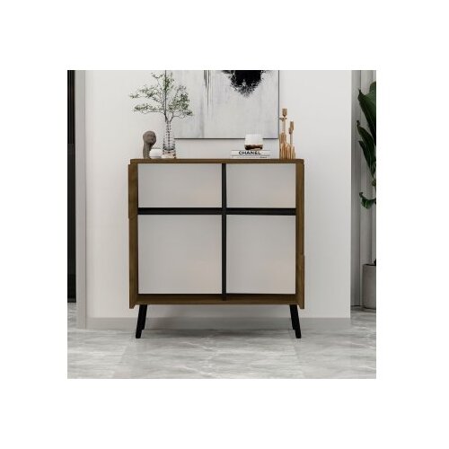 Hanah home vi&amp;scaron;enamenski ormar darien walnut black wood Slike
