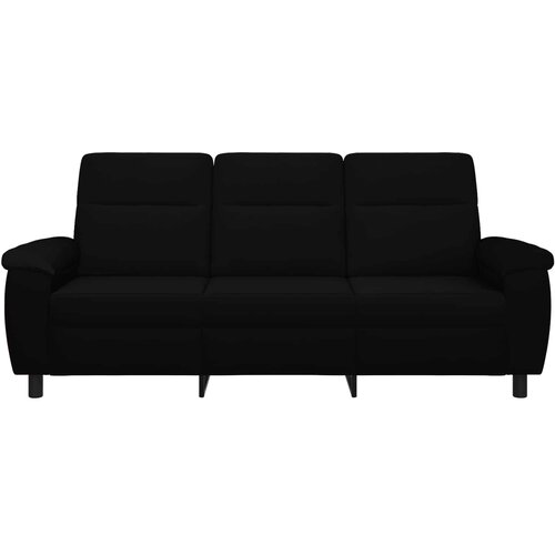 SOFA Crna 214 x 90 x 95 cm Tkanina Slike