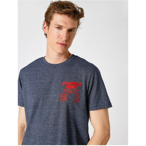 Koton T-Shirt - Navy blue - Fitted Slike