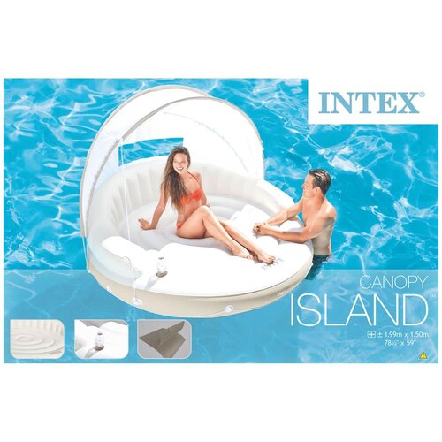 Intex canopy island du&amp;scaron;ek - ostrvo na naduvavanje sa suncobranom ( 58292 ) Slike