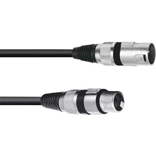 Omnitronic 3022075B XLR priklučni konektor [1x XLR vtič 3-polni - 1x XLR vtičnica 3-polna] 0.20 m črna, (20427917) Cene