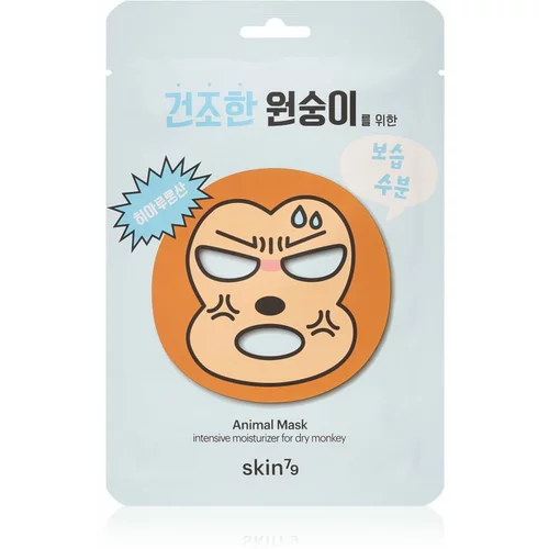Skin79 Animal For Dry Monkey Sheet maska s visoko hidratantnim i hranjivim učinkom 23 g