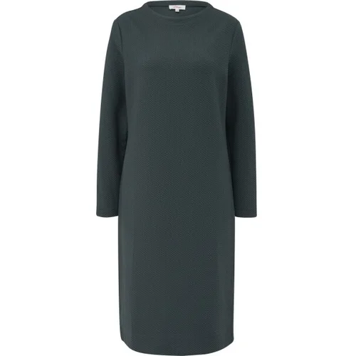 s.Oliver RL LONG SLEEVE DRESS NOOS Midi haljina, tamno zelena, veličina