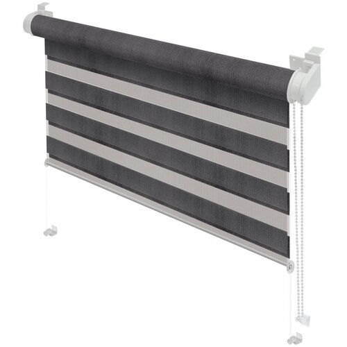 Gardinia Tamno sive rolete 42,5x150 cm Zebra &amp;ndash; Slike