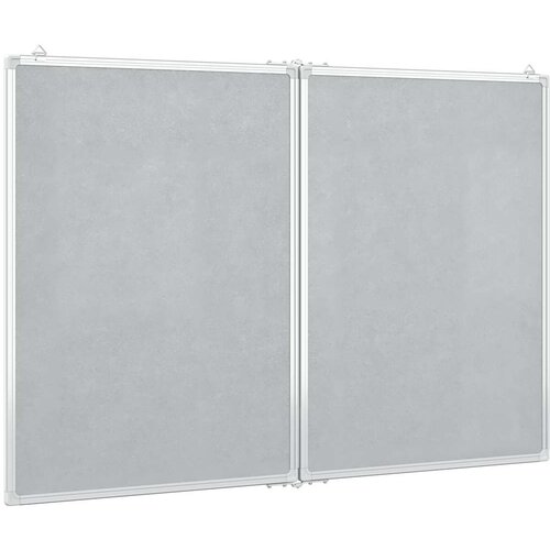  Magnetna bijela ploča sklopiva 100 x 80 x 1,7 cm aluminijska Slike