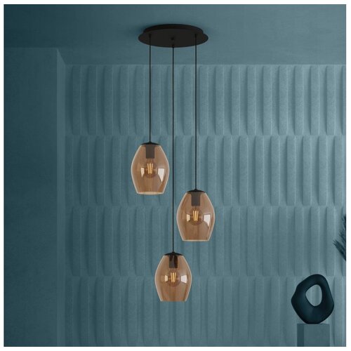 Eglo 390161 - visilica na sajli estanys 3xE27/40W/230V braon Cene