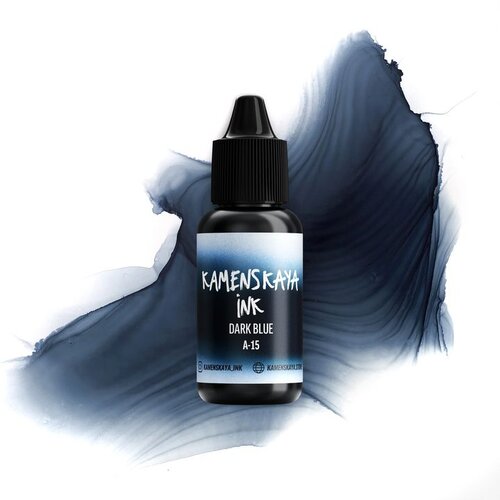  Alkoholno mastilo KAMENSKAYA A-LINE 15ml A-15 dark blue Cene